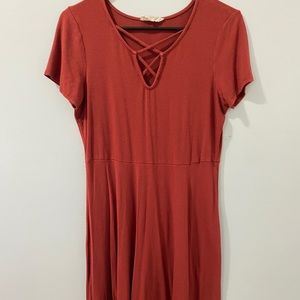 Criss Cross Mini Dress